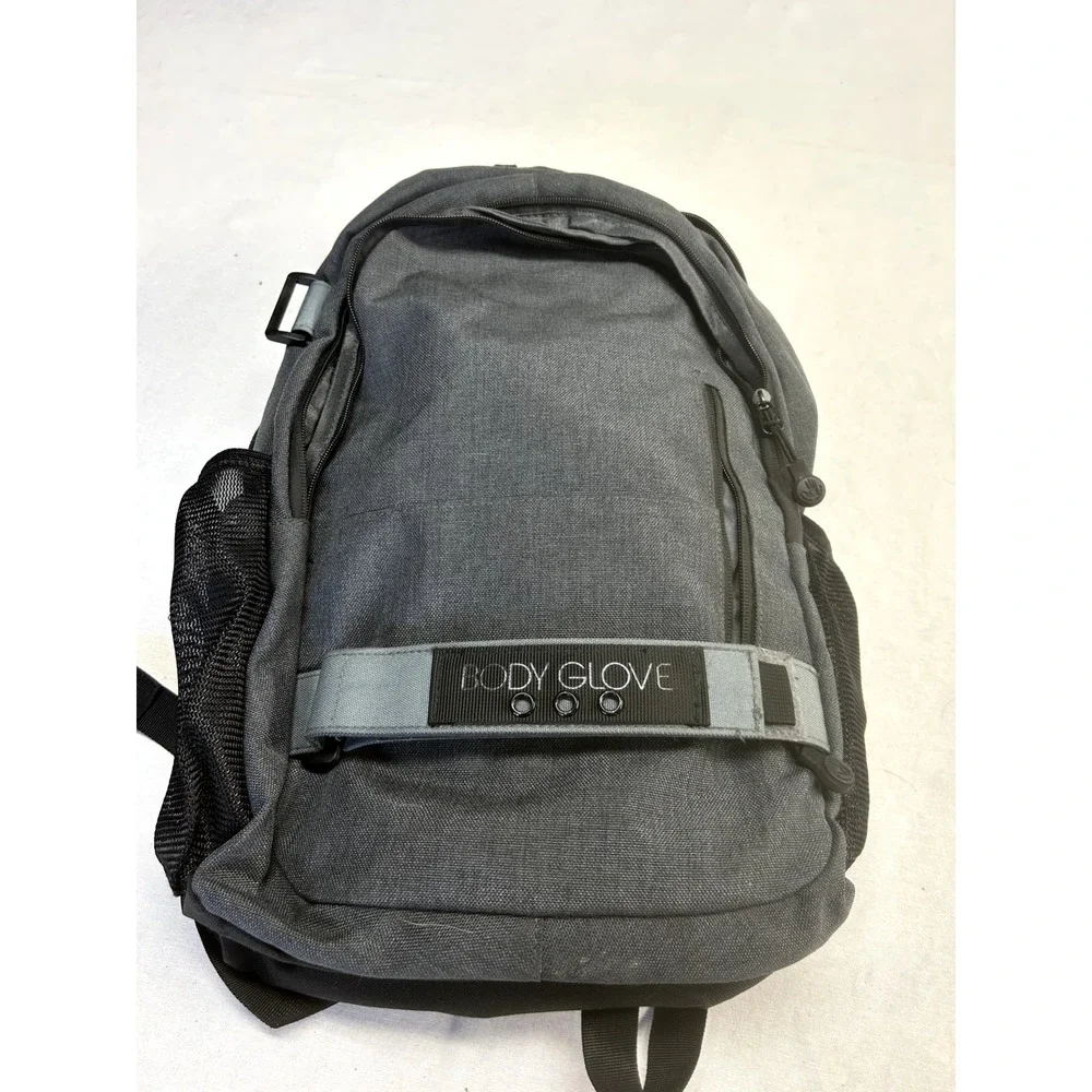 Body Glove Backpack With Padded Laptop Pocket Gray And Black Large